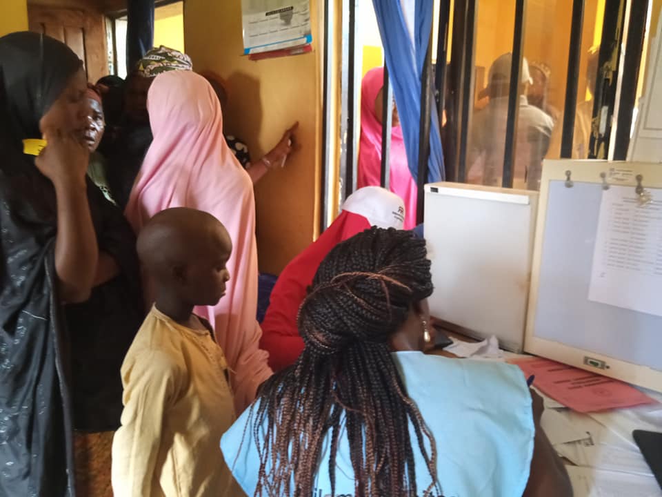 Staff and Volunteers of Rhilama and Rhitse Foundation, at General Hospital Nasarawa Eggon. On World Hepatitis Day, 28th July, 2019. DURING SENSITIZATION WORKSHOP