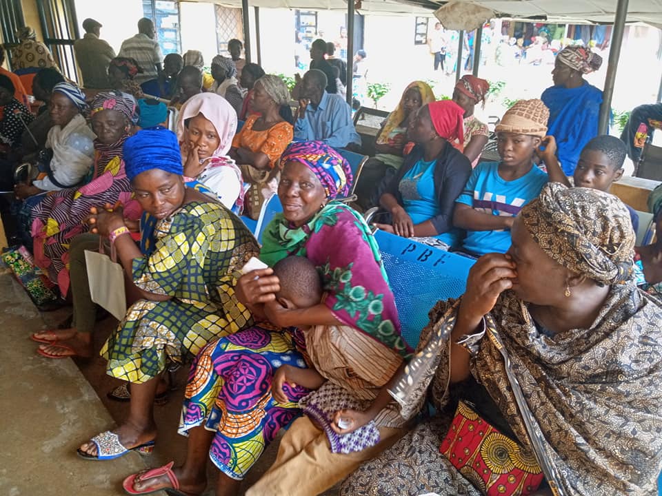 People who came to be tested for Hepatitis at General Hospital, Akwanga on World Hepatitis Day, 28th July, 2019