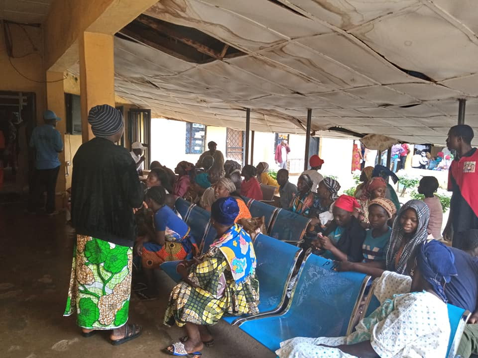 People who came to be tested for Hepatitis at General Hospital, Akwanga on World Hepatitis Day, 28th July, 2019