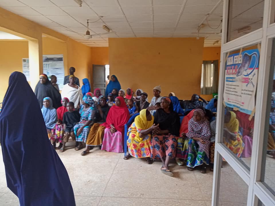 People who came to be tested for Hepatitis at General Hospital, Wamba on World Hepatitis Day, 28th July, 2019