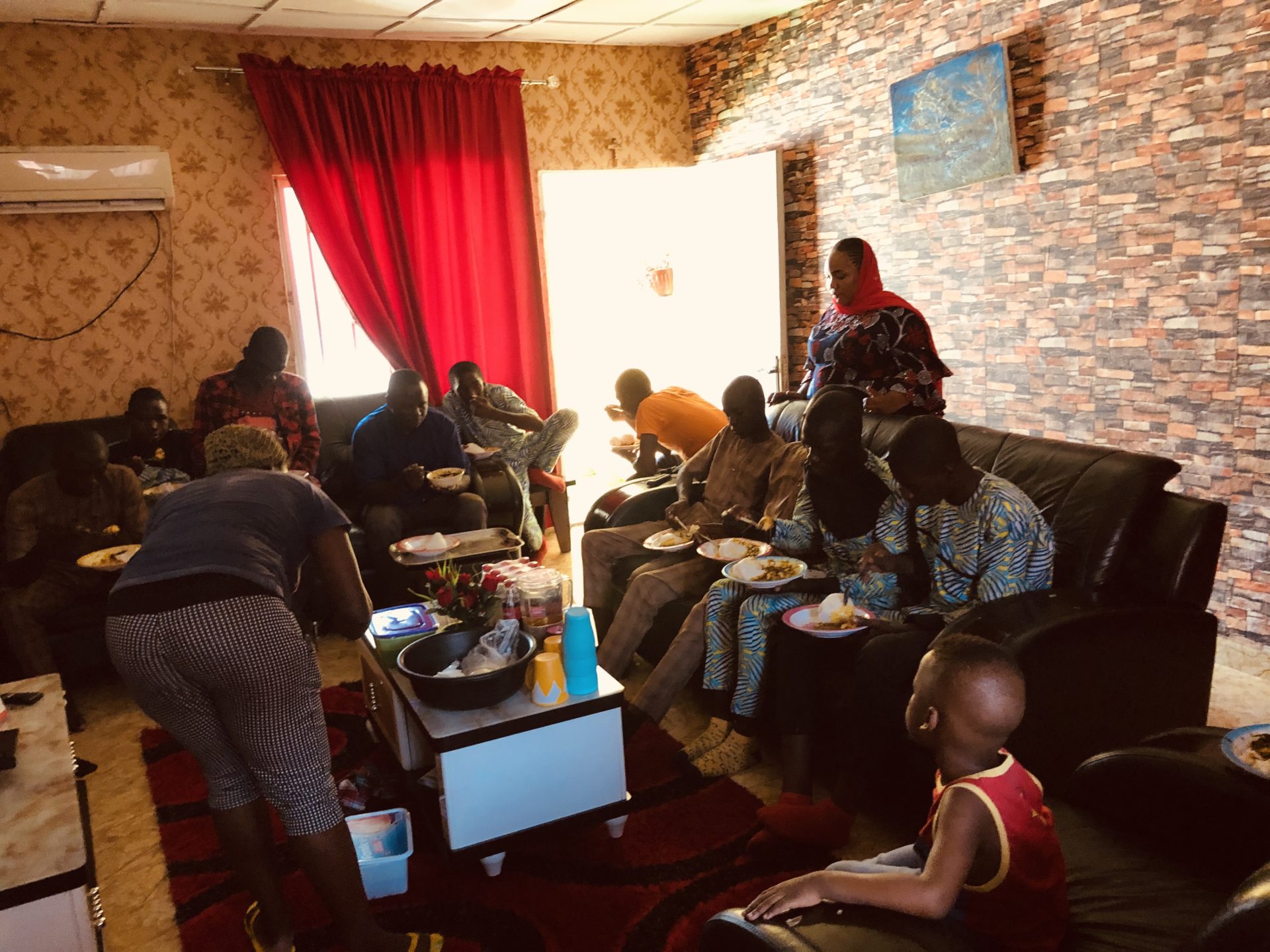The courtesy visit of some orphans from Gidan Bege Lafia, accompanied by Mr. Bulus A. Paul (Orphanage home coordinator) to the RRF