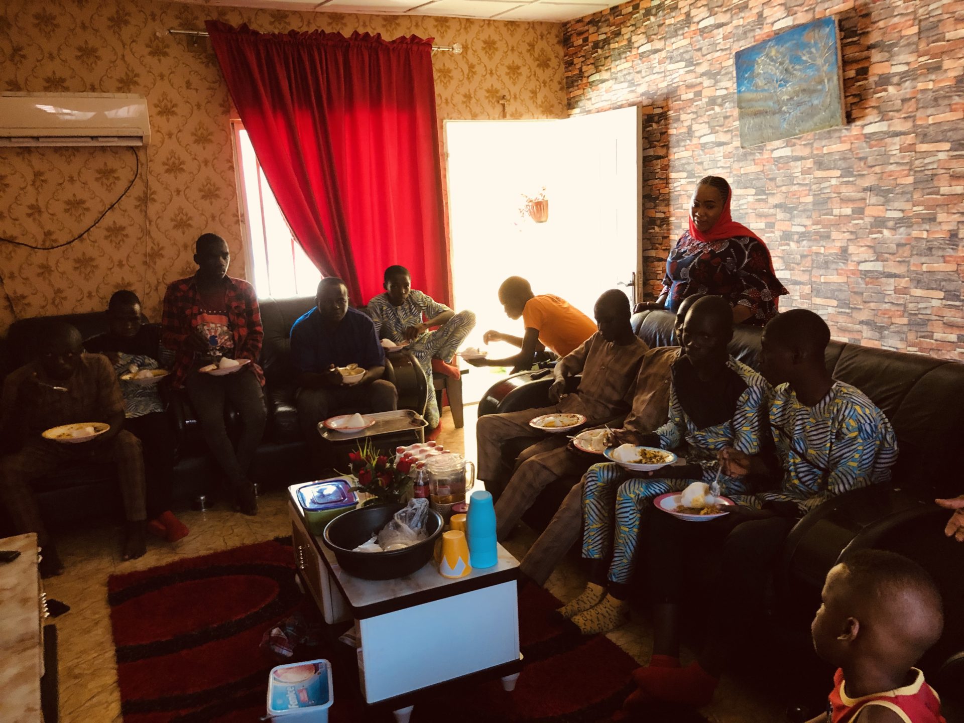 The courtesy visit of some orphans from Gidan Bege Lafia, accompanied by Mr. Bulus A. Paul (Orphanage home coordinator) to the RRF